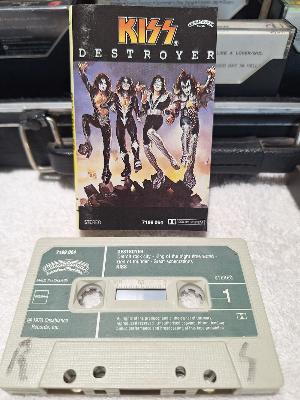 KISS Destroyer Cassette 1980 Holland PolyGram 7199 064 Casablanca Tested